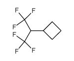 (2,2,2-trifluoro-1-trifluoromethylethyl)-cyclobutane结构式