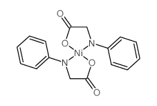 Nickel,bis(N-phenylglycinato-N,O)-(9CI)结构式