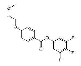 (3,4,5-trifluorophenyl) 4-(2-methoxyethoxy)benzoate Structure