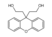 2-[9-(2-hydroxyethyl)xanthen-9-yl]ethanol结构式