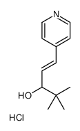 (E)-4,4-dimethyl-1-pyridin-4-ylpent-1-en-3-ol,hydrochloride结构式
