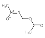 Methanol,1-(2-methyl-2-oxidodiazenyl)-, 1-acetate结构式