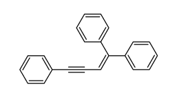 1,1',4-triphenylbut-3-en-1-yne Structure