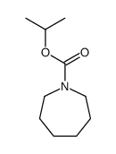 propan-2-yl azepane-1-carboxylate结构式