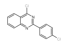 4-氯-2-(4-氯苯基)-喹唑啉结构式