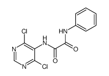N'-(4,6-dichloropyrimidin-5-yl)-N-phenyloxamide Structure