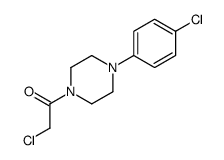 piperazine, 1-(chloroacetyl)-4-(4-chlorophenyl)- Structure