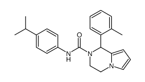 1-(2-methylphenyl)-N-(4-propan-2-ylphenyl)-3,4-dihydro-1H-pyrrolo[1,2-a]pyrazine-2-carboxamide Structure