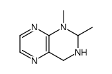 1,2-dimethyl-3,4-dihydro-2H-pteridine结构式