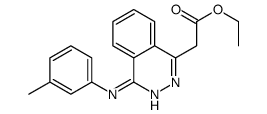 ethyl 2-[4-(3-methylanilino)phthalazin-1-yl]acetate Structure