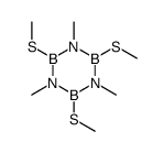 1,3,5-trimethyl-2,4,6-tris(methylsulfanyl)-1,3,5,2,4,6-triazatriborinane Structure