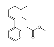 methyl 5-methyl-9-phenylnona-4,8-dienoate Structure