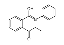 N-phenyl-2-propanoylbenzamide结构式