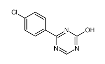 6-(4-chlorophenyl)-1H-1,3,5-triazin-2-one Structure