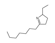 2-ethyl-5-heptyl-3,4-dihydro-2H-pyrrole Structure