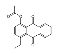 (4-ethyl-9,10-dioxoanthracen-1-yl) acetate Structure