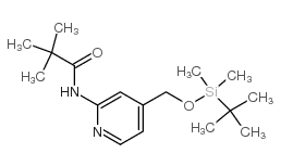 N-[4-(tert-Butyl-dimethyl-silanyloxymethyl)-pyridin-2-yl]-2,2-dimethyl-propionamide picture