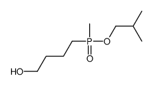 4-[methyl(2-methylpropoxy)phosphoryl]butan-1-ol Structure