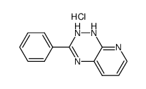 3-phenyl-1,2-dihydropyrido[3,2-e]-as-triazine hydrochloride结构式