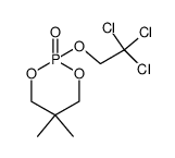 5,5-dimethyl-2-(2,2,2-trichloro-ethoxy)-[1,3,2]dioxaphosphinane 2-oxide Structure