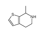 7-methyl-4,5,6,7-tetrahydrothieno[2,3-c]pyridine Structure