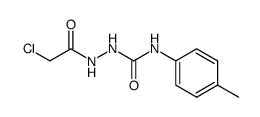 4-(p-Tolyl)-1-chloracetylsemicarbazid结构式