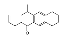 4-methyl-2-prop-2-enyl-3,4,5,6,7,8-hexahydro-2H-anthracen-1-one结构式