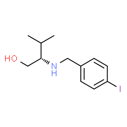 (S)-2-(4-IODOBENZYLAMINO)-3-METHYLBUTAN-1-OL结构式