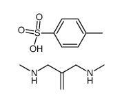 Toluene-4-sulfonic acid; compound with N,N'-dimethyl-2-methylene-propane-1,3-diamine Structure