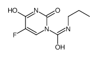 5-fluoro-2,4-dioxo-N-propylpyrimidine-1-carboxamide结构式