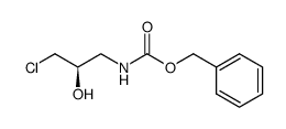 [(R)-3-chloro-2-hydroxypropyl]carbamic acid benzyl ester结构式