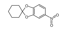 5-nitrospiro[1,3-benzodioxole-2,1'-cyclohexane] Structure