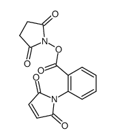 2-(2,5-Dioxo-2,5-dihydro-pyrrol-1-yl)-benzoic acid 2,5-dioxo-pyrrolidin-1-yl ester Structure
