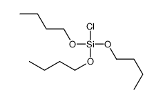 tributoxy(chloro)silane Structure