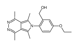 [5-Ethoxy-2-(1,4,5,7-tetramethyl-pyrrolo[3,4-d]pyridazin-6-yl)-phenyl]-methanol结构式