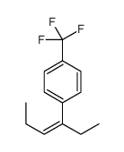 1-hex-3-en-3-yl-4-(trifluoromethyl)benzene Structure