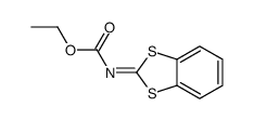 ethyl N-(1,3-benzodithiol-2-ylidene)carbamate Structure