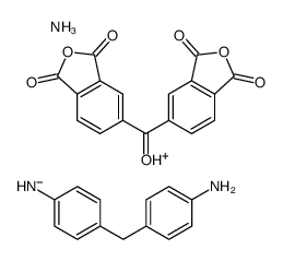 azanium,[4-[(4-aminophenyl)methyl]phenyl]azanide,5-(1,3-dioxo-2-benzofuran-5-carbonyl)-2-benzofuran-1,3-dione Structure