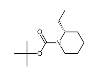1-Piperidinecarboxylicacid,2-ethyl-,1,1-dimethylethylester,(2R)-(9CI) Structure
