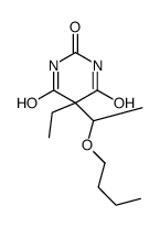 5-(1-butoxyethyl)-5-ethyl-1,3-diazinane-2,4,6-trione Structure