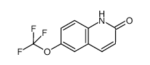 6-(三氟甲氧基)喹啉-2(1H)-酮结构式