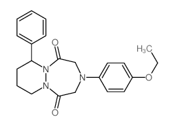 3-(4-Ethoxyphenyl)-7-phenylhexahydro-1H-pyridazino(1,2-a)(1,2,5)triazepine-1,5(2H)-dione Structure