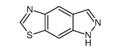 1H-Pyrazolo[4,3-f]benzothiazole(9CI)结构式