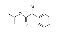 isopropyl 2-chloro-2-phenylethanoate Structure