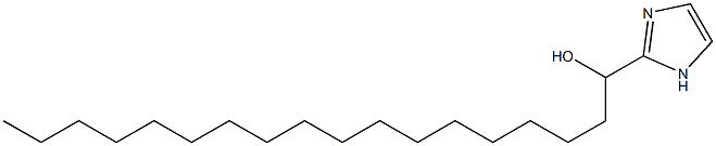 α-Heptadecyl-1H-imidazole-2-methanol结构式