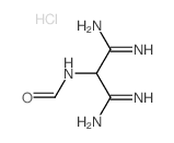 Propanediimidamide,2-(formylamino)-, hydrochloride (1:2) structure