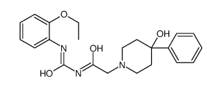 N-[(2-ethoxyphenyl)carbamoyl]-2-(4-hydroxy-4-phenylpiperidin-1-yl)acetamide结构式