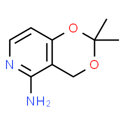 4H-1,3-Dioxino[5,4-c]pyridin-5-amine,2,2-dimethyl-(9CI)结构式