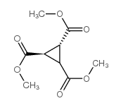 DL-trans-Cyclopropane-1,2,3-tricarboxylicacidtrimethylester结构式