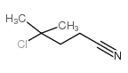 4-氯-4-甲基戊腈结构式